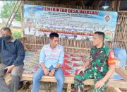 Babinsa Koramil 2302/Bojonegara, Komsos Membahas Kebersihan Lingkungan Bersama Warga