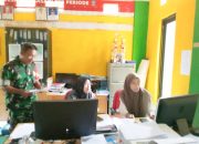 Babinsa Koramil 2302/Bojonegara, Puanter Pendataan BLT Untuk Masyarakat Kurang Mampu