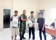 Babinsa Koramil 2305/Cinangka, Bintahwil Pendampingan Pendistribusian Sembako