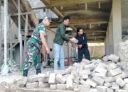 Babinsa Koramil 2307/Ciwandan, Karbak Pengangkutan Paving Blok
