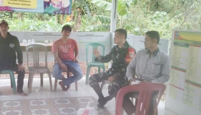 Babinsa Koramil 2304/Anyar, Komsos Membahas Tentang Keamanan di Bulan Ramadhan