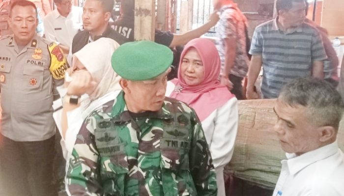 Babinsa Koramil 2301/Cilegon, Puan Ter Pendataaan Harga Sembako