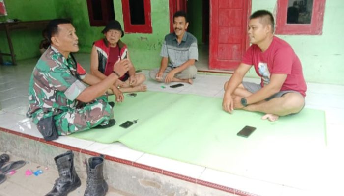 Babinsa Koramil 2304/Anyar, Dengan Tokoh Masyarakat, Komsos Tentang Taraweh Keliling