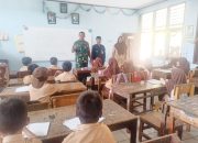 Babinsa Koramil 2307/Ciwandan, Bintahwil Memberikan Materi Dasar PBB