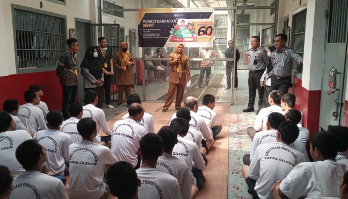 Langkah Menuju Kesejahteraan Bersama, Lapas Kelas IIA Cilegon Gelar Pemasyarakatan Sehat di Hari Bakti Pemasyarakatan KE-60
