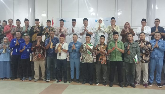 Krakatau Steel Salurkan Zakat, Infaq, dan Shodaqoh Rp1,2 M