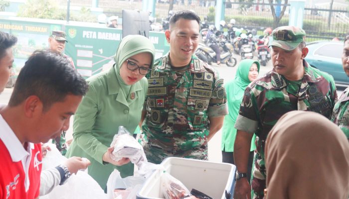 Sambut Hari Raya Idul Fitri, Kodim 0623/Cilegon Gelar Bazar Murah
