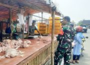 Babinsa Koramil 2302/Bojonegara, Puanter Pendataan Harga Daging Ayam