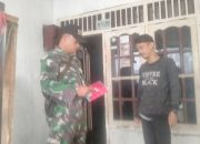 Babinsa Koramil 2307/Ciwandan, Puan Ter Pendataan Jumlah Kontrakan