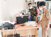 Babinsa Koramil 2304/Anyer, Puan Ter Pendataan Bansos