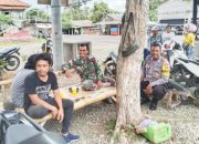 Babinsa Koramil 2304/Anyar, Komsos Membahas Tentang Ketertiban Berlalulintas