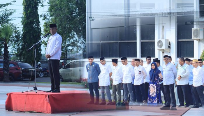 Pimpin Apel Gabungan, Pj. Bupati Tingkatkan Kedisiplinan dan Kinerja Pegawai