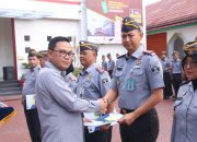 Penambahan Energi Baru di Satuan Kerja Kemenkumham Banten, Kalapas Cilegon Hadiri Serah Terima CPNS