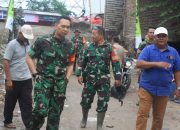 Dandim 0623/Cilegon Tinjau Pelaksanaan TMMD, Cek Perkembangan Pembangunan Sasaran Fisik