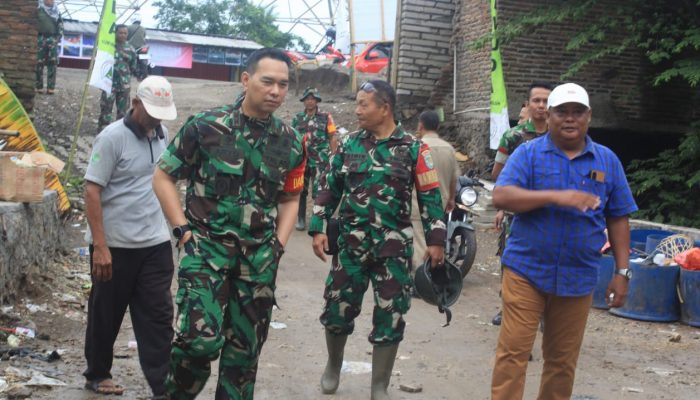 Dandim 0623/Cilegon Tinjau Pelaksanaan TMMD, Cek Perkembangan Pembangunan Sasaran Fisik