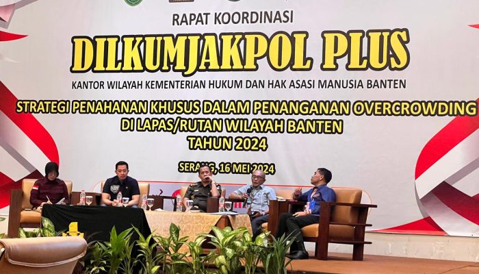 Strategi Inovatif Dalam Rapat Dilkumjakpol Plus 2024, Mengatasi Overcrowding di Lapas Atau Rutan Wilayah Banten