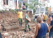 Babinsa Koramil 2307/Ciwandan, Karbak Pengangkatan Puing-Puing