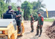 TMMD Kodim 0623/Cilegon : Dibukanya Akses Jalan Untuk Mensejahterakan Masyarakat Sumur Wuluh