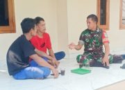 Babinsa Koramil 2306/Mancak, Komsos Membahas Tentang Waspada Musim Hujan