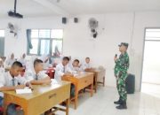 Babinsa Koramil 2307/Ciwandan, Bintahwil Memberikan Materi Dasar PBB