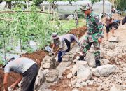Babinsa Koramil 2304/Anyer, Karbak Pembuatan Irigasi