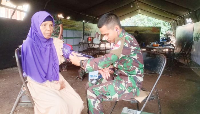 TMMD ke 120 Kodim 0623/Cilegon : Meningkatkan Kesehatan Pada Masyarakat