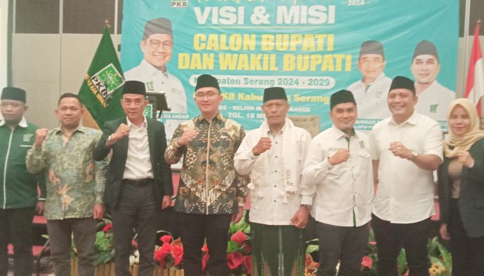 DPC Partai PKB Kabupaten Serang Melaksanakan Acara Visi Misi Calon Bupati Kabupaten Serang