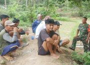 Babinsa Koramil 2306/Mancak, Komsos Membahas Tentang Kegiatan Gotong Royong