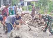 Babinsa Koramil 2305/Cinangka, Karbak Pembangunan Sekolah Madrasah