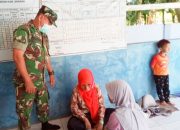 Babinsa Koramil 2304/Anyer, Puan Ter Pendataan Stunting