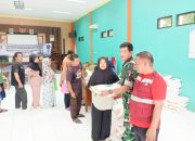 Babinsa Koramil 2303/Pulomerak, Puan Ter Pemberian Bansos