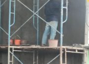 Proyek Pembangunan Sarana Gelanggang Olahraga (GOR) Di Desa Cibugel, Juno : Papan Proyek Emang Belum Terpasang, Koordinasi RT, RW Melalui Cepi