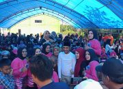 Lomba Goyang Bumi Moro Berjalan Lancar, Fajar Hasan Disambut Ribuan Warga Muna Barat