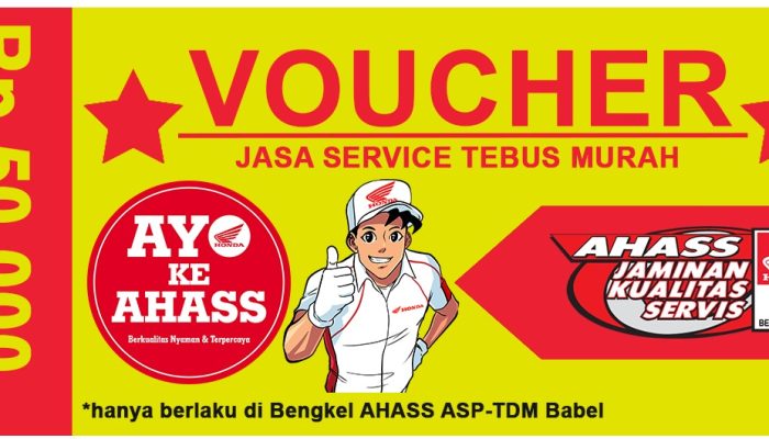 Datang ke AHASS Sekarang Juga! Honda Babel Berikan Jasa Service Tebus Murah Rp10 Ribu