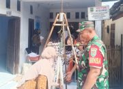 Babinsa Koramil 2307/Ciwandan, Puan Ter Pendataan Imunisasi