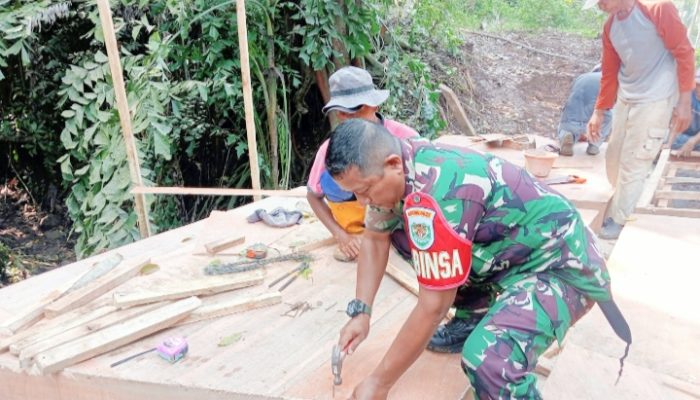 Babinsa Koramil 2303/Pulomerak, Karbak Pembangunan Jembatan