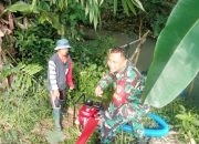 Babinsa Koramil 2305/Cinangka, Bintahwil Pendampingan Alsintan