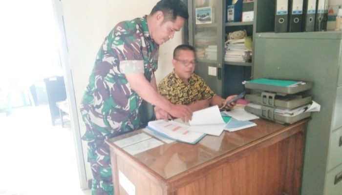 Babinsa Koramil 2303/Pulomerak, Puan Ter Pendataan Wilayah Rawan