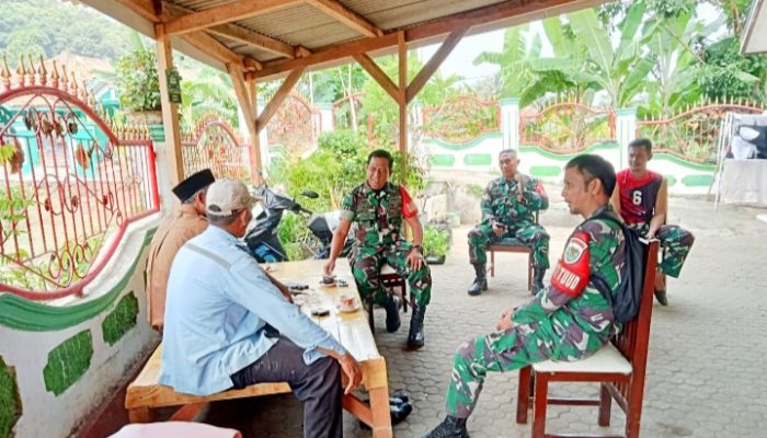 Babinsa Koramil 2301/Cilegon, Komsos Membahas Tentang Pompanisasi
