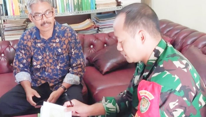 Babinsa Koramil 2306/Mancak, Puan Ter Pendataan Siswa Siswi