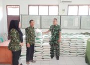 Babinsa Koramil 2305/Cinangka, Puan Ter Pendistribusian Beras