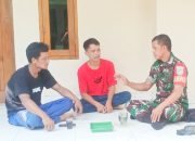 Babinsa Koramil 2306/Mancak, Komsos Membahas Tentang Kegiatan Olahraga