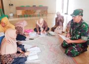 Babinsa Koramil 2306/Mancak, Puan Ter Pendataan Kegiatan Ibu-ibu PKK