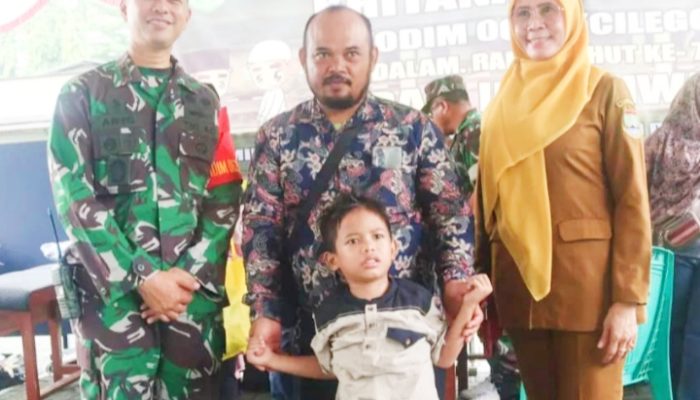 KHitanan Massal Dalam Rangka HUT ke 78 Kodim III/Siliwangi Terselenggara di Kodim 0623/Cilegon