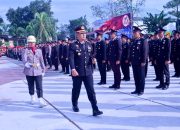 Kapolres Takalar Pimpin Upacara Hari Bhayangkara ke-78