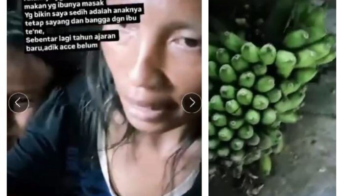 Butuh Uluran Tangan dari Pemerintah, Seorang Ibu Rumah Tangga di Takalar Makanan Sehari-harinya Hanya Pisang Pengganti Beras