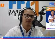 R A Sudrajat Ungkap Rencana 3 Program PWI Lebak di Acara RRI Banten