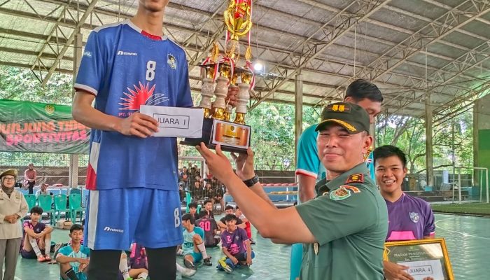 Turnamen Futsal HUT 78 Kodam III/Siliwangi Kodim 0623/Cilegon Secara Resmi di tutup Dandim 0623/Cilegon