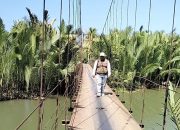 Kondisi Keropos dan Ancam Keselamatan, Warga Minta Jembatan Gantung Cipedang Diperbaiki
