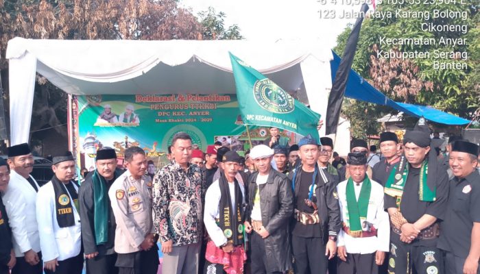 Penampilan Pesilat Padepokan Meriahkan Pelantikan Pengurus DPC TTKKBI Anyer